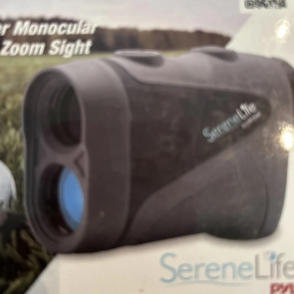 SereneLife Golf Laser Range Finder Monocular w/‎ Adjustable Pin-Seeking Zoom